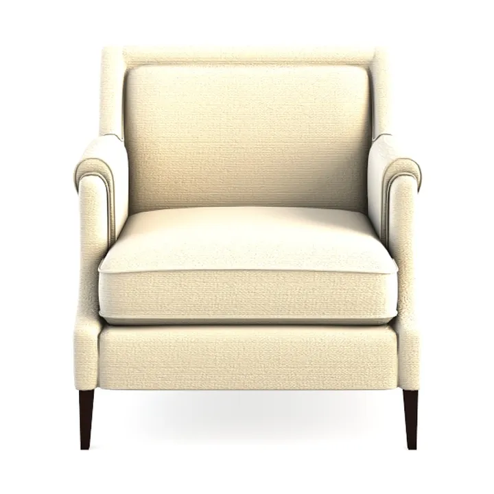 Modern Fabric Accent Chair, Upholstered Armchair