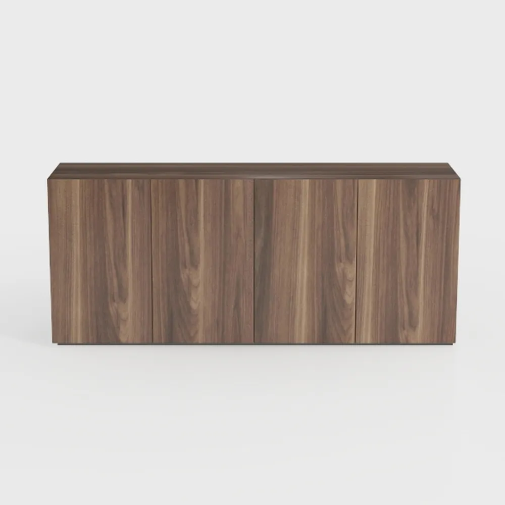 Walker Edison Liss Contemporary 4-Door Minimalist