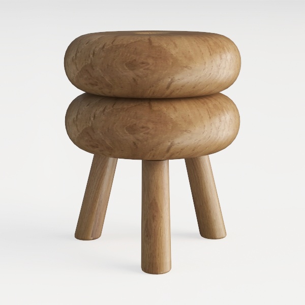 side table-Natural Woodland