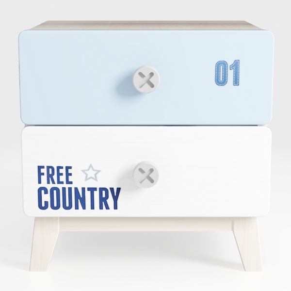 night stand-Soft Blue