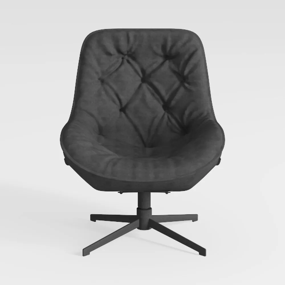 Redlife Swivel Accent Chair, Corduroy Comfortable 