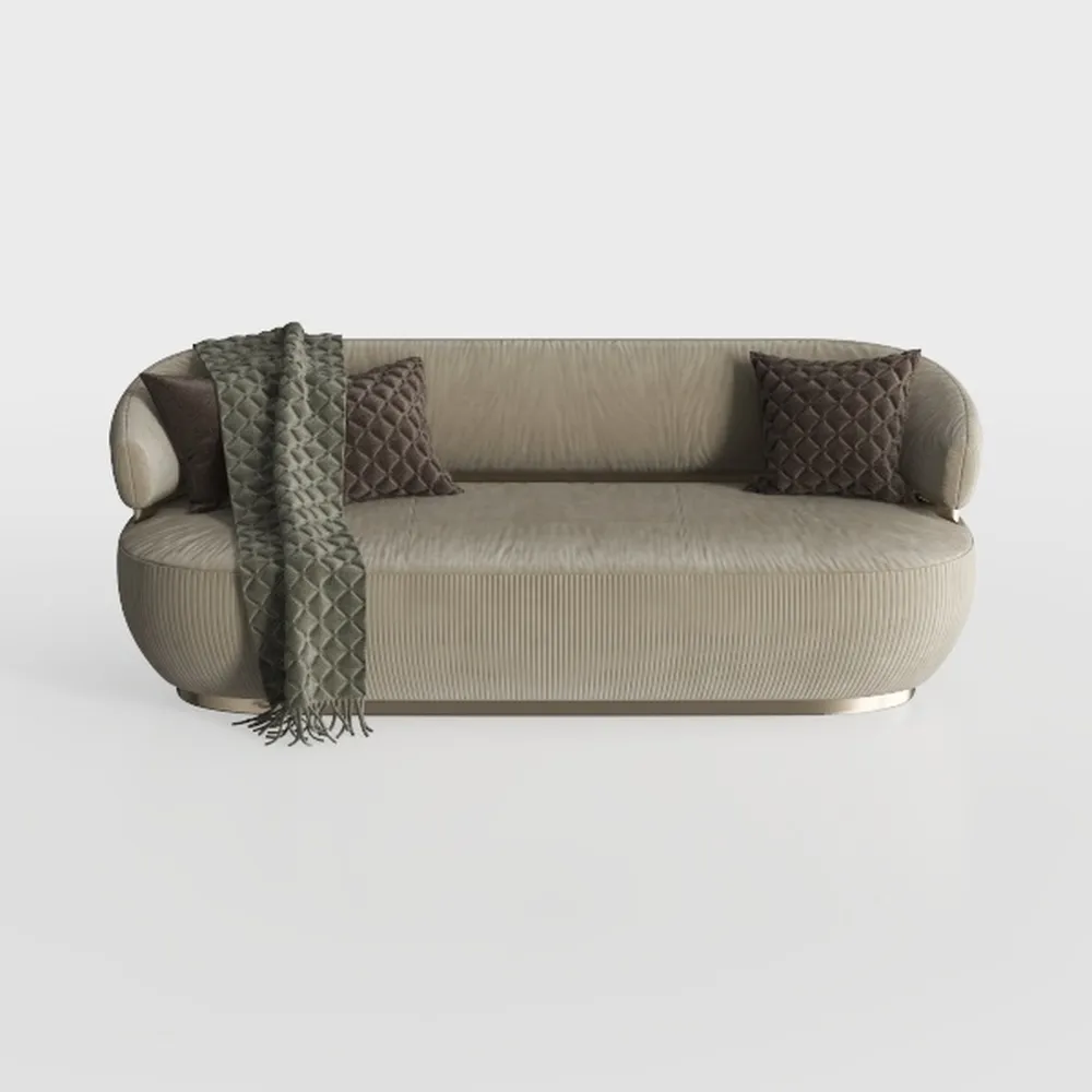 Modular Sectional Sofa, Boneless Couch, Full Compr