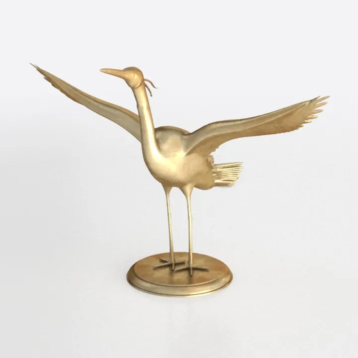 FANTESTICRYAN Small Birds Statues Gold Home Decor 