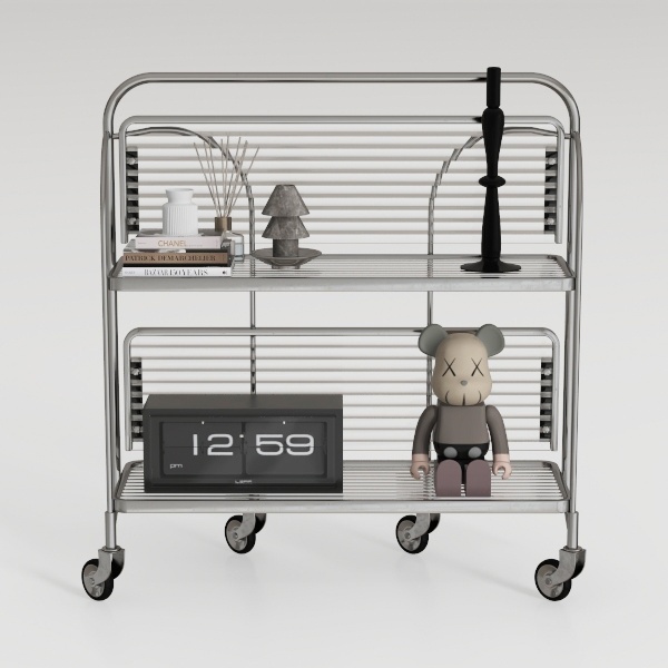 Heavy Duty 3 Tier Rolling Utility Kitchen Cart on