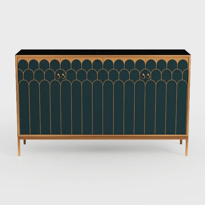 HLR 48" Accent Cabinet with 4 Doors and Shelves