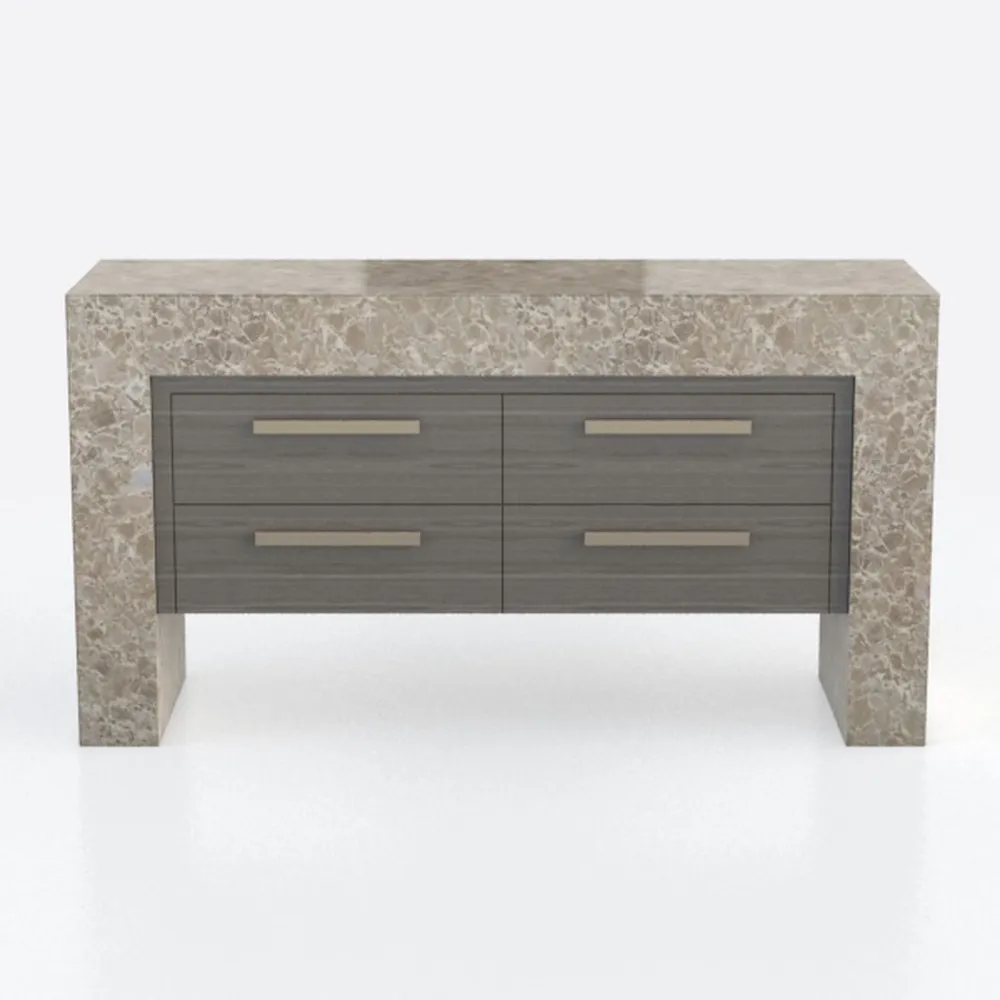 T4TREAM Farmhouse 6 Drawers Dresser for Bedroom