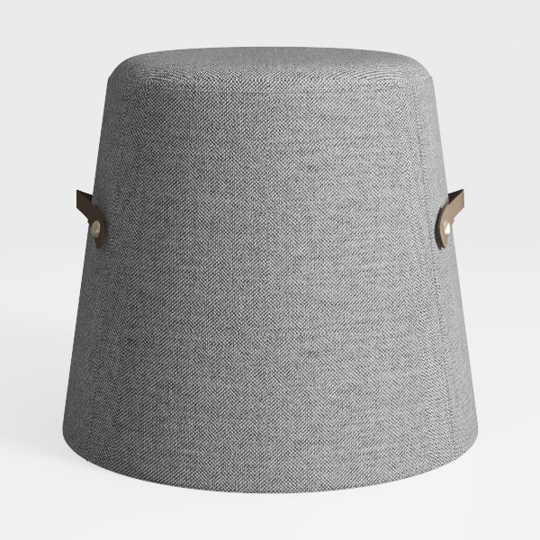 19 in. Active Seat in Black Fabric with Carry Hand