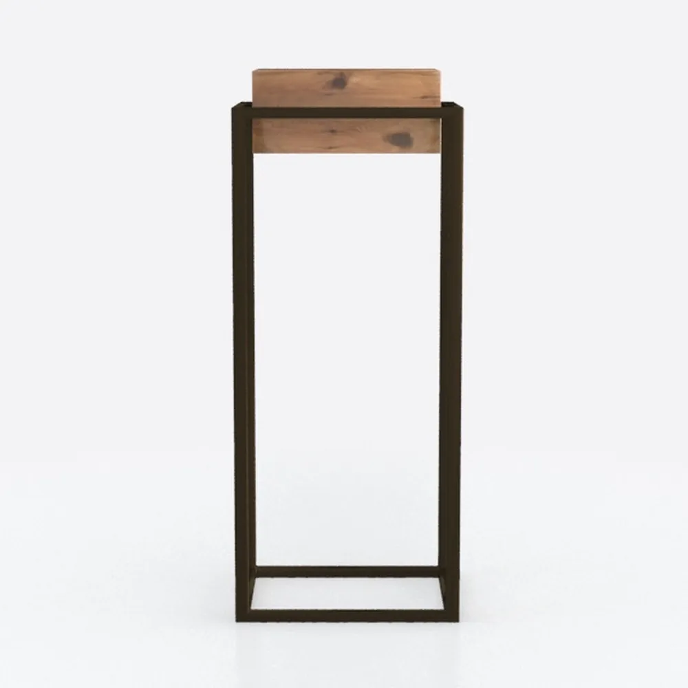 Kate and Laurel Karlsen Wood and Metal Square