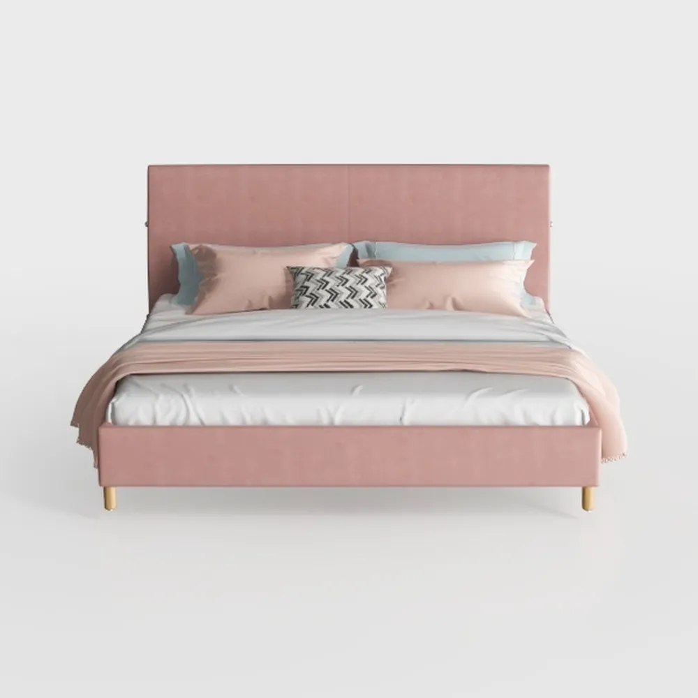 King Size Bed Frame, Upholstered Platform Bed King