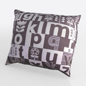 Geometric Wine Red Flower Decorative Throw Pillow 