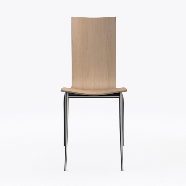 Gray and Silver Faux Leather Tapered Legs Dining C