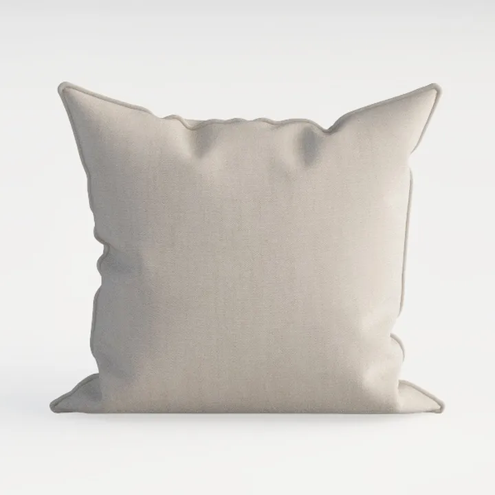 Minimalist Linen Throw Pillow 3D Model