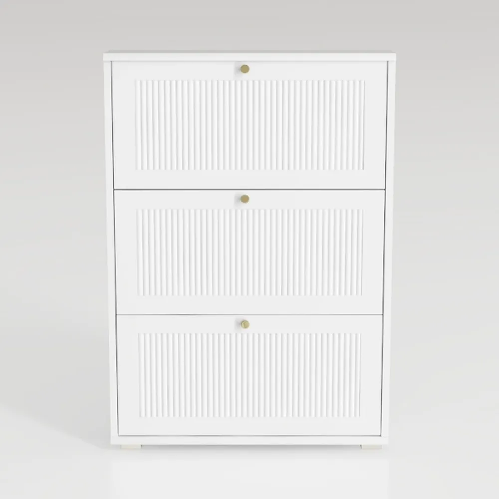 Shoe Storage Cabinet for Entryway,Flued Large Shoe