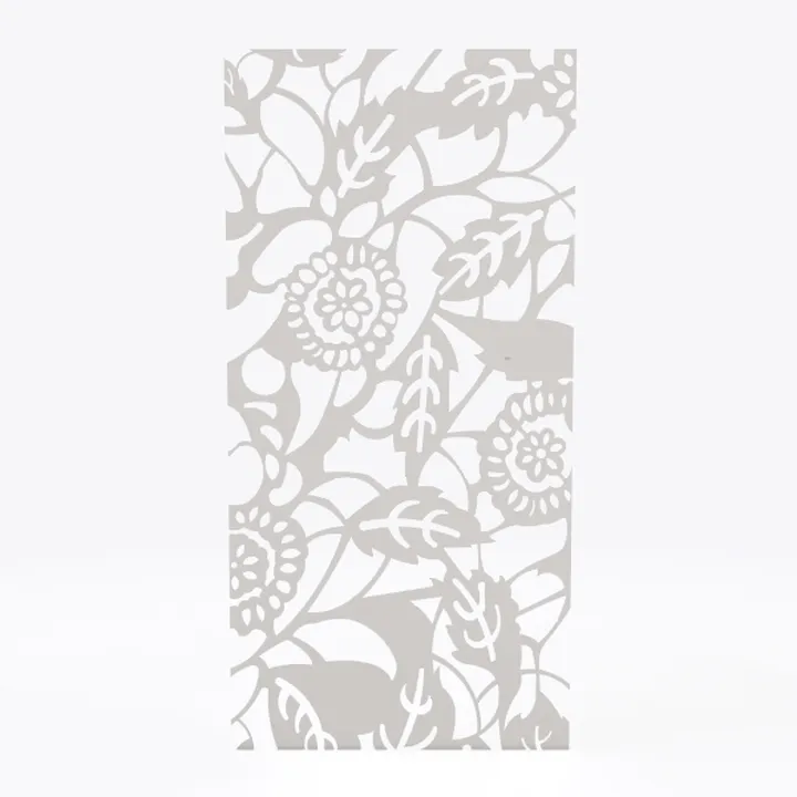 Metal Privacy Screen W3.8Ft x H 6Ft Outdoor Patio