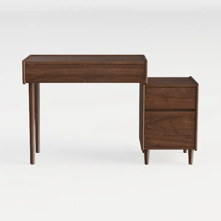 Baxton Studio Sharon Mid-Century Modern Walnut Bro