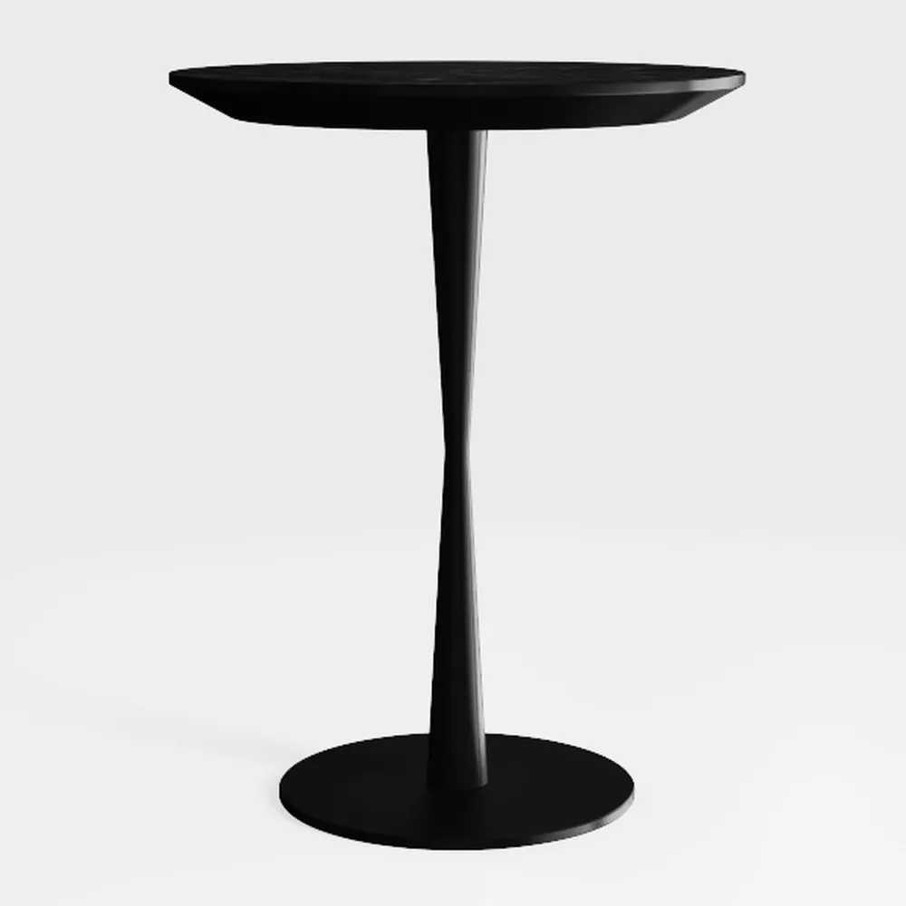Flamaker Round Bistro Pub Table 1 Pack Modern