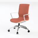 Haworth Fern Ergonomic Office Chair – Stylish and Left 45 Degree View