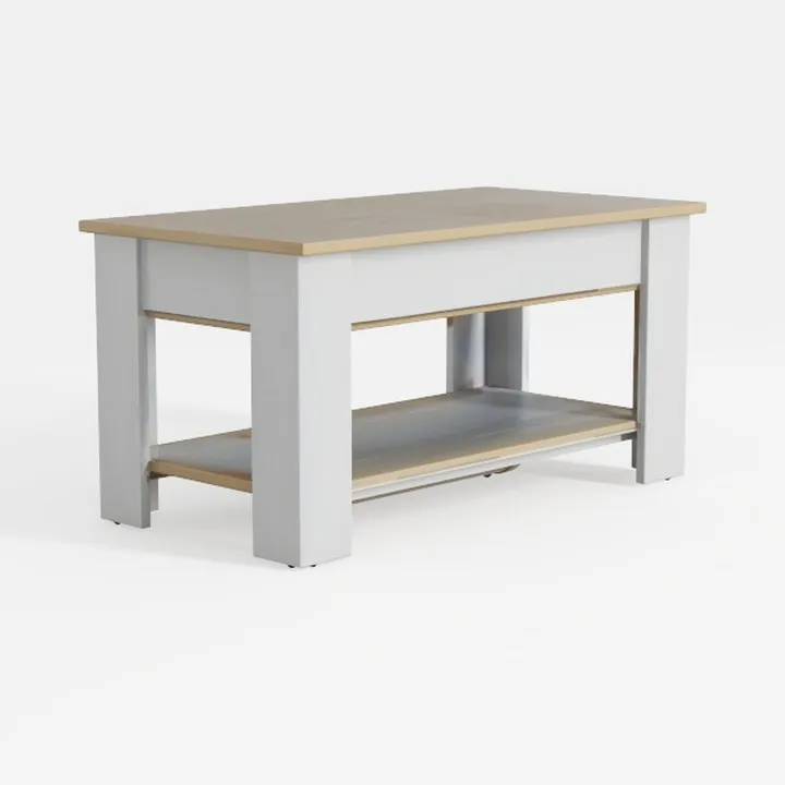Austin Storage Table, One Extendable Table Shelf, 