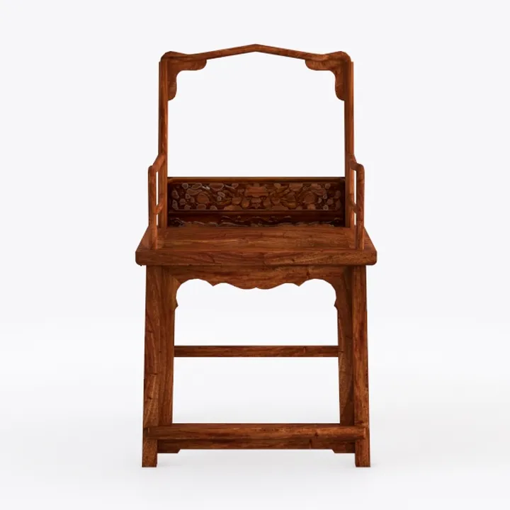 Major-Q 9059209 Sedia a Dondolo in Legno con Finitura in Noce Scuro, 114,3 cm, Rustico, Stile Tradizionale