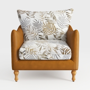 Romain Farmhouse Gingen Polyester Spindle Hardwood