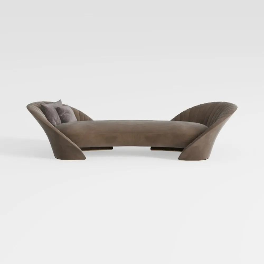 ERYE 3 Seats Teddy Fleece Boucle Freestanding Sofa