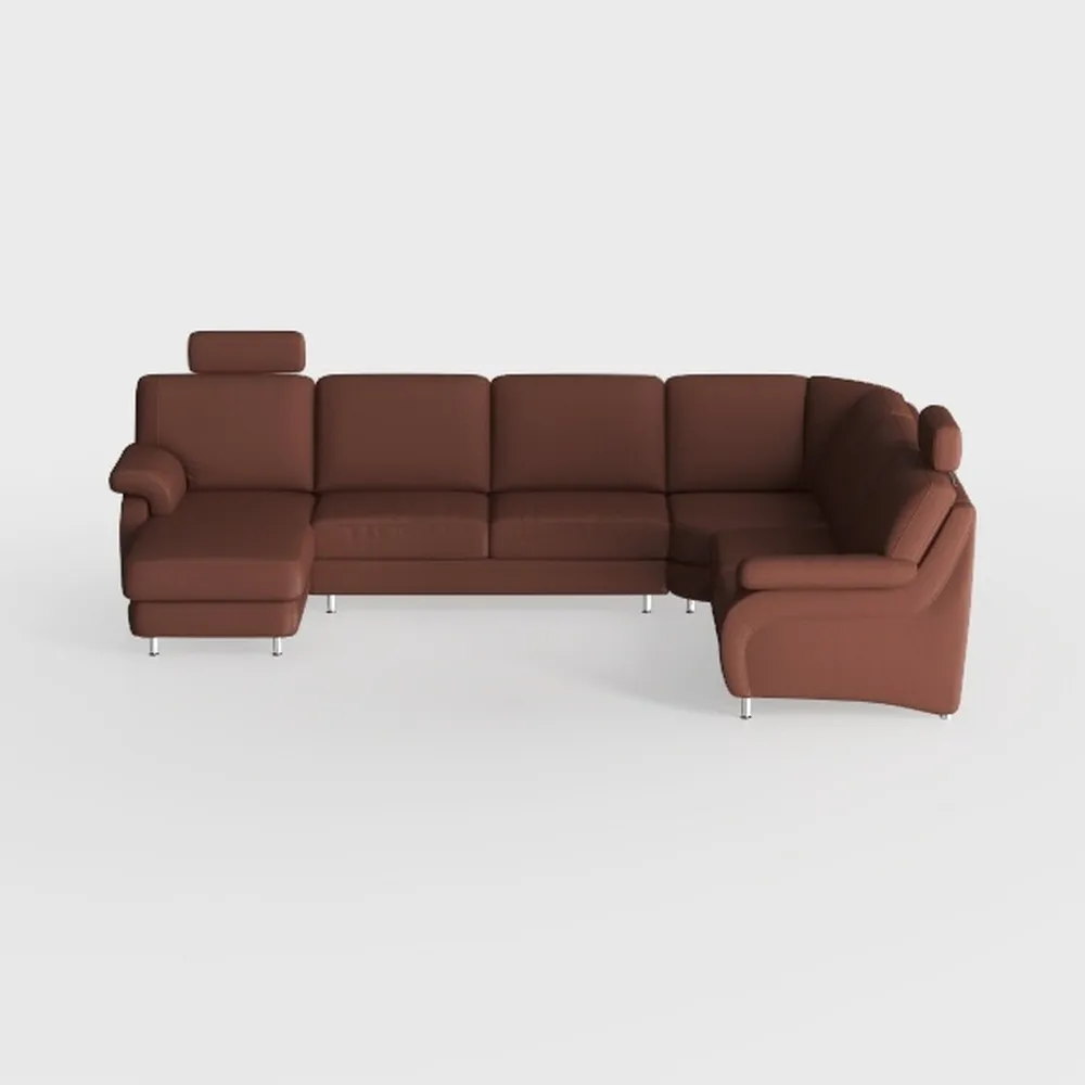 Furnemart Modern L Shape Sectional Sofa with Chais