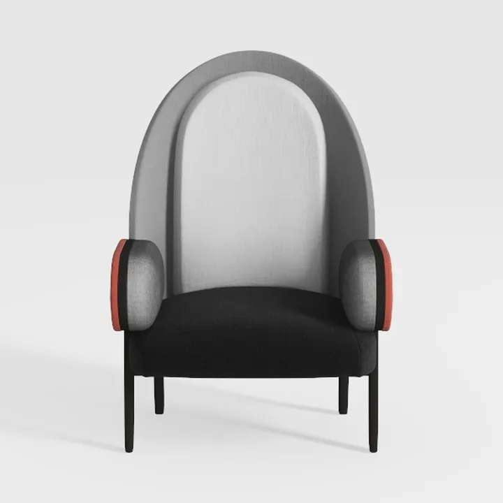 IKEA REMSTA Poltrona Hakebo Grigio Scuro