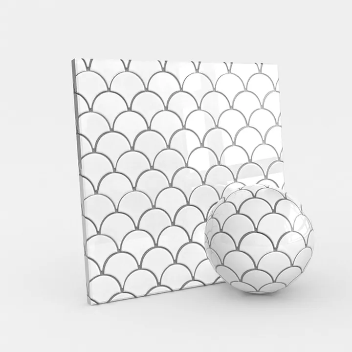 white shape-Mosaic