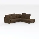 TEOYETTSF Sectional Sofa Bed Suede for Living Room Right 45 Degree View