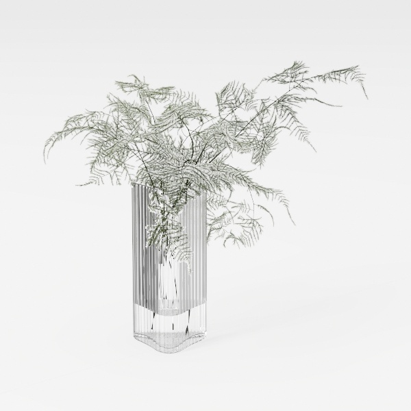 1pc 25cm Vase Glacier Vase Glass Transparent Flower Arrangement Flower Living Room Dining appearance Table Decoration Bottle