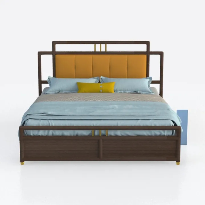 Origins by Alpine Trig Queen Wood Panel Bed in Ant
