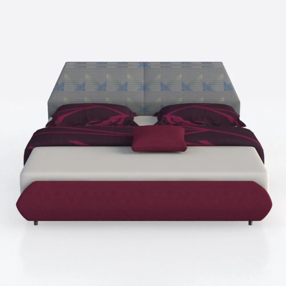 WELCON Rockstar - letto a molle box grigio/grigio chiaro 180x200 cm grado di durezza H3 con oltre 1000 molle (1126 molle tascabili a barile), topper in schiuma fredda, letto imbottito - letto matrimoniale - letto box a molle