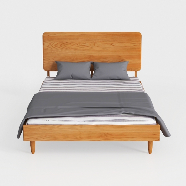 ZINUS Julia Wood Platform Bed Frame, Solid Wood Fo