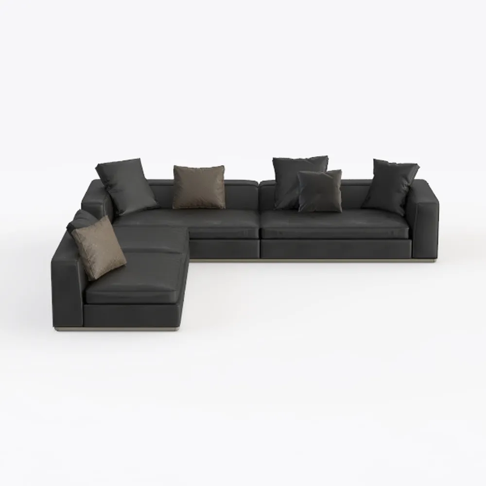 SFSUI Italian Minimalist Living Room Corner Straig