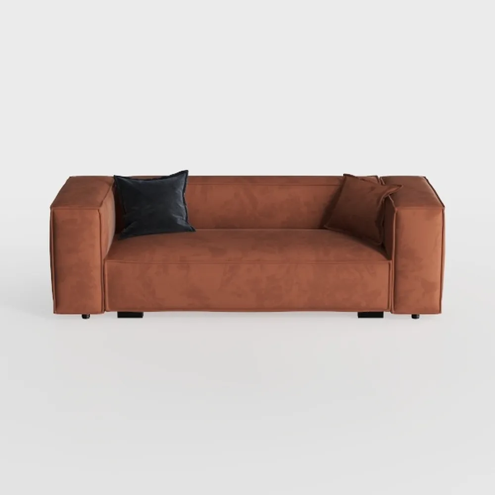 POLY & BARK Piazza Sofa in Saddle Tan 95