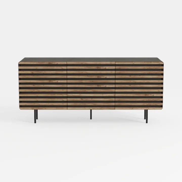 RedLemon Fireplace TV Stand for 80 Inch TV, Mid