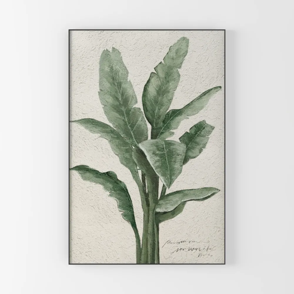 white grey flower Canvas Wall Art by Mavis Print