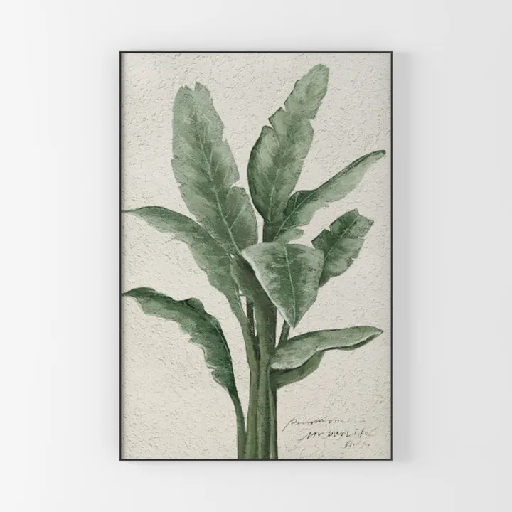 white grey flower Canvas Wall Art by Mavis Print