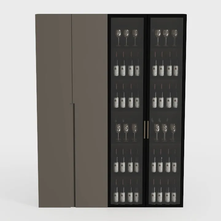 Pataku 71'' Metal Storage Cabinet, Garage Storage