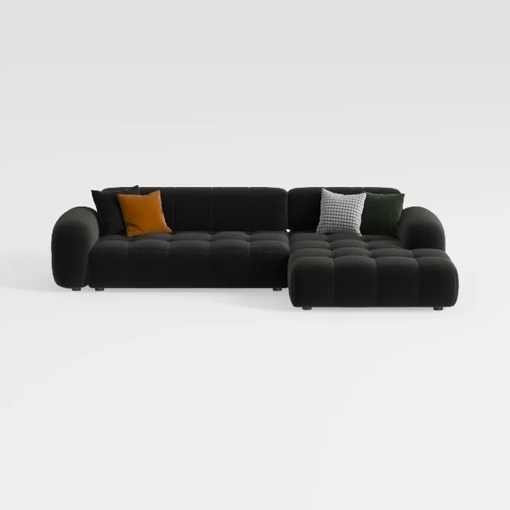 109" Minimalist Modular Sectional Sofa - L Shaped 