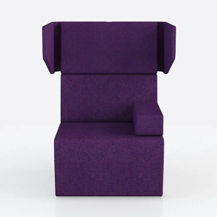 KUTA Solid Wood Java Black and Premium Purple Micr