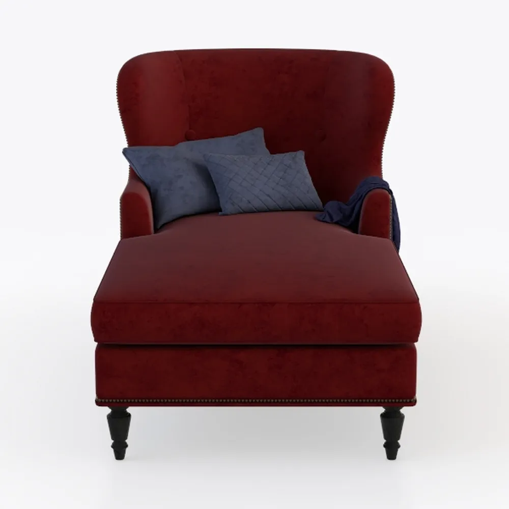 LUMISOL Wood Frame Armchair, Soft Sofa Chair with 