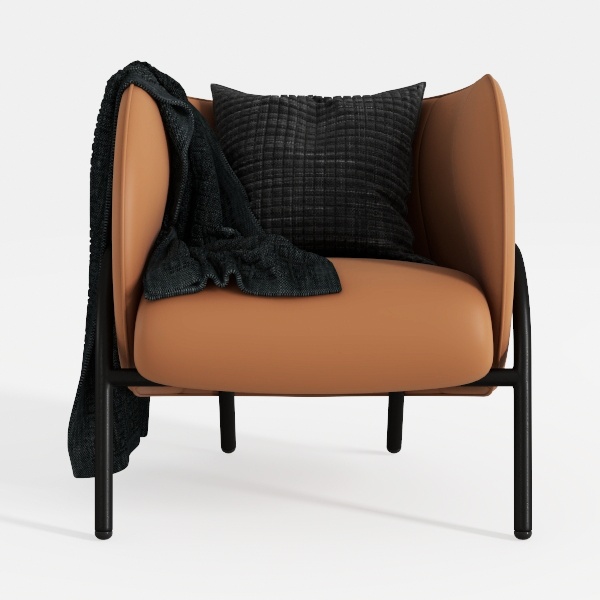 CONSDAN StoneCreek Accent Chair, Modern Armchair w