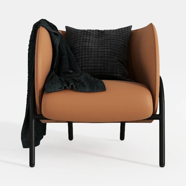 CONSDAN StoneCreek Accent Chair, Modern Armchair w