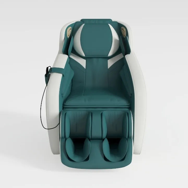 Modern Two Tone Faux Leather Massage Chair 3D Model