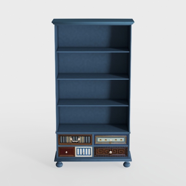 FOTOSOK 6-Tier Open Bookcase and Bookshelf