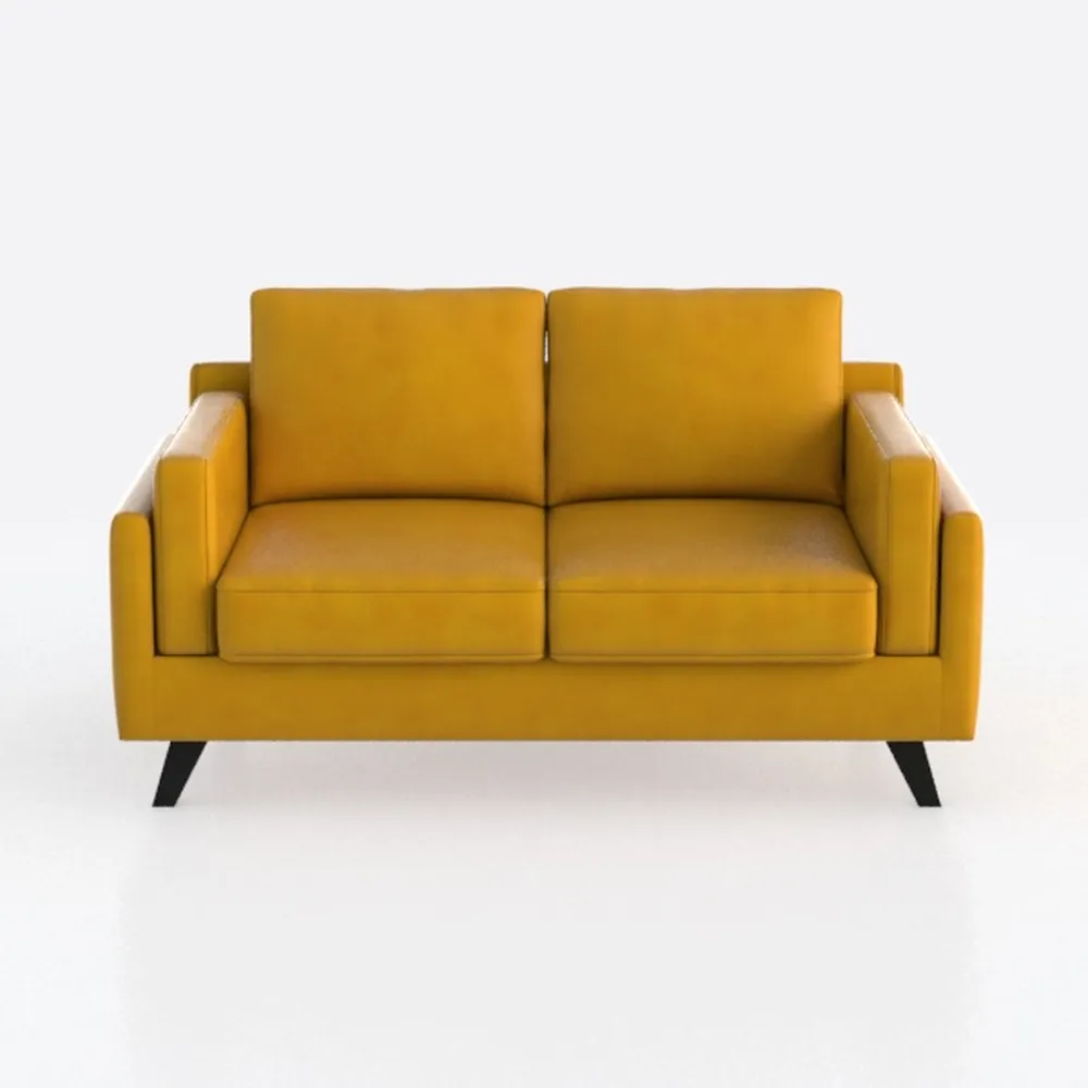 47.2" Small Loveseat Sofa Tufted, Plush Corduroy U