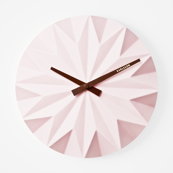 wall clock-Dreamy Pink