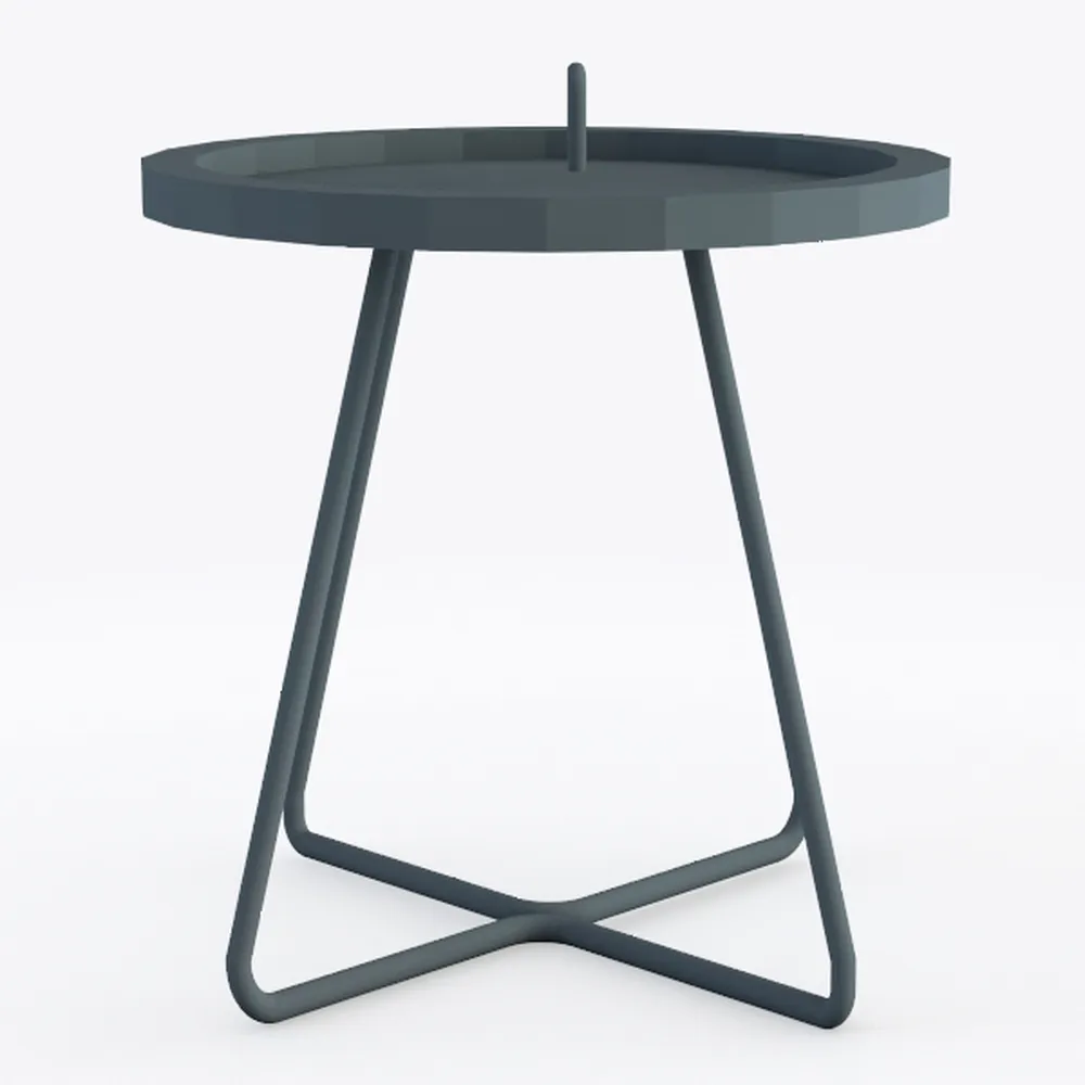 LIFFY Patio Side Table, Small Round End Table