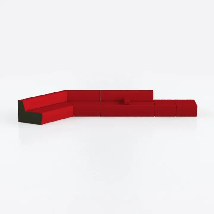 Costaelm Springfield 128" Chenille Modular U-Shape